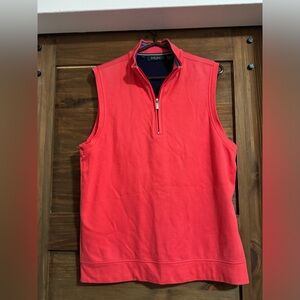 Bobby Jones golf vest sleeveless M Red 100% cotton